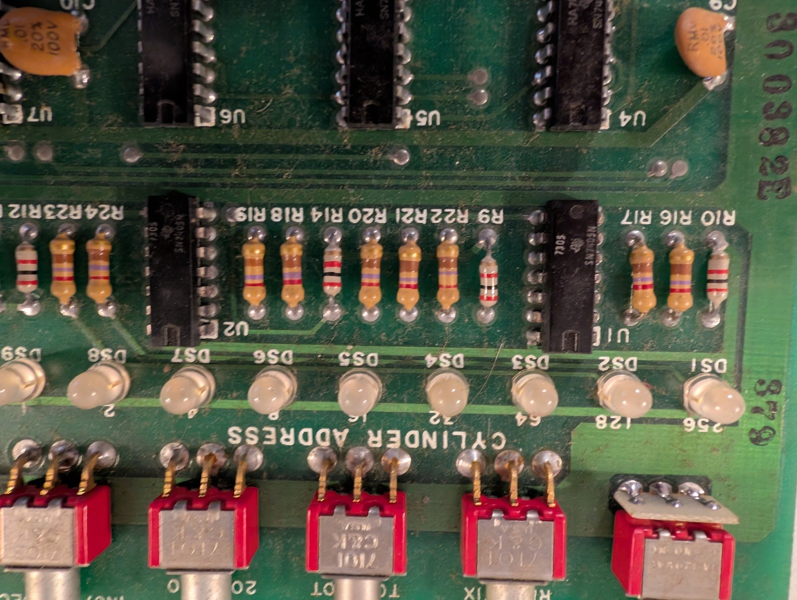 Vintage 1970s Wangco Disk Test Board