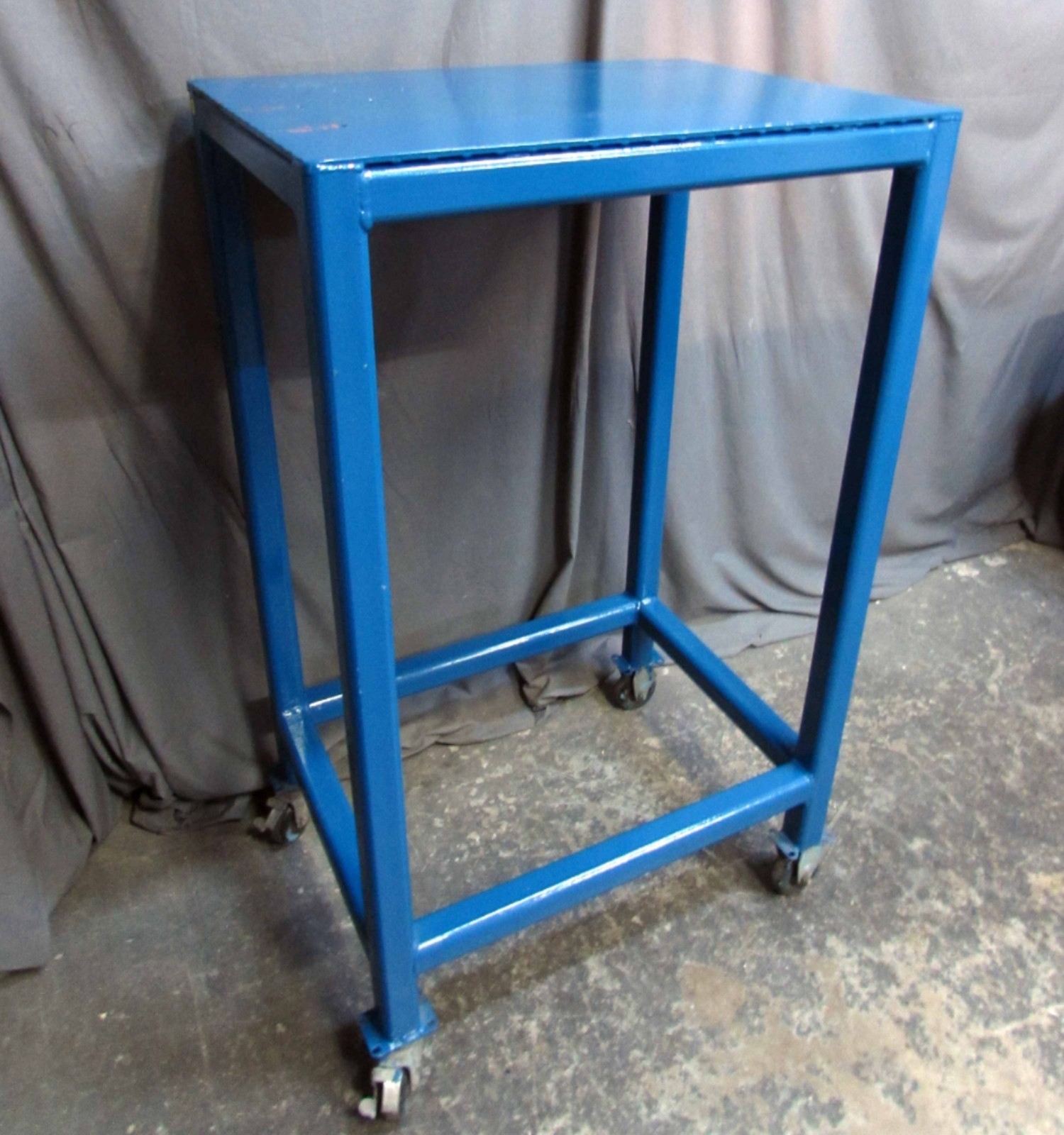 28.5" X 21" X 48" Heavy Duty Heated Platen Press/Equipment  Stand on Casters