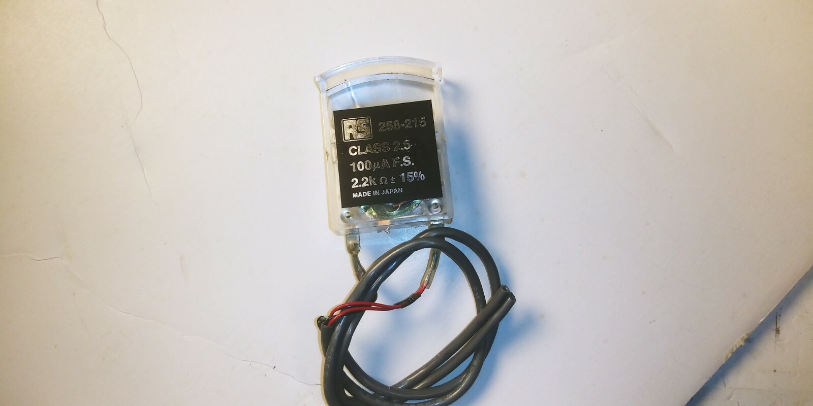 RS Electronics 258-215 Edge Meter 100UA