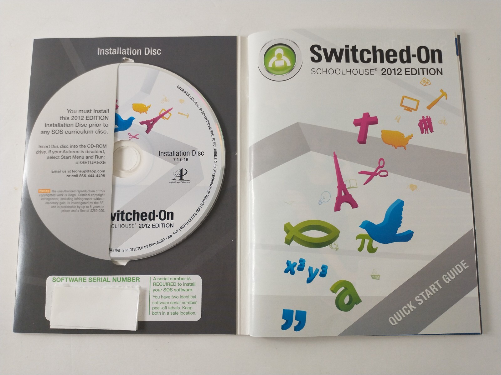 Switched-On Schoolhouse FRENCH II Christian Homeschool Teaching Curriculum