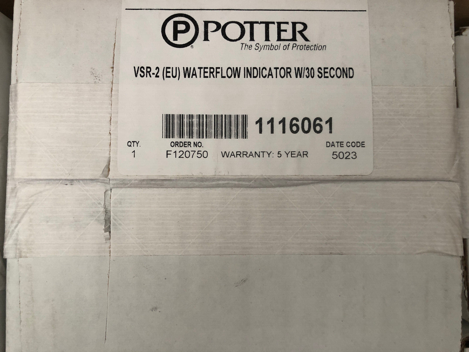 Potter VSR-2(EU) Waterflow Indicator