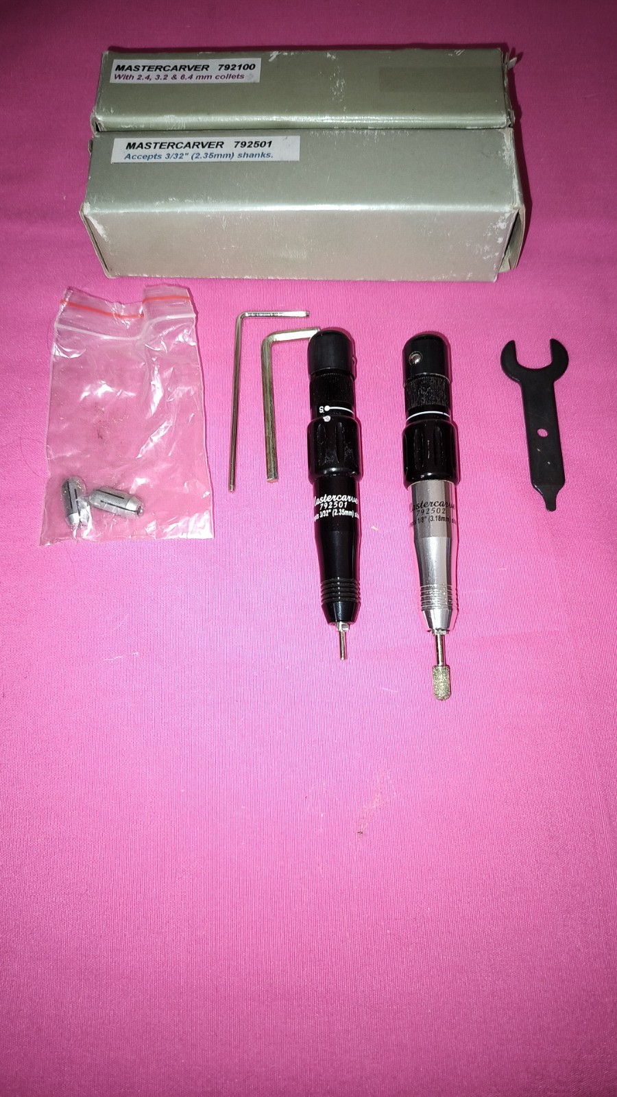 Mastercarver Stealth Handpieces #792501 And #792502 With Accessories