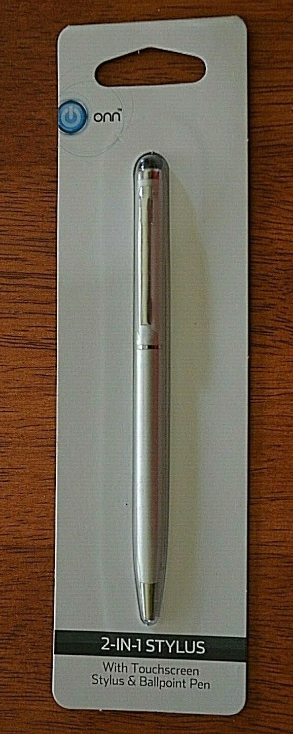 10 TEN  Stylus & Ballpoint Pen 2 in 1 iPad iPhone touchscreen Tablet NEW ONN