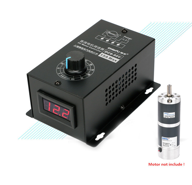 15A For 6-90V Motor DC motor speed controller Universal reversible PWM module