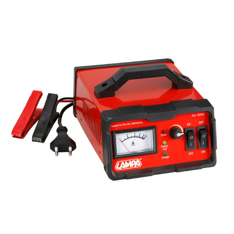 PROFESSIONAL CAR BATTERY CHARGER MOTORCYCLE CHARGE MAINTAINER 6-12V 10A CHARGING