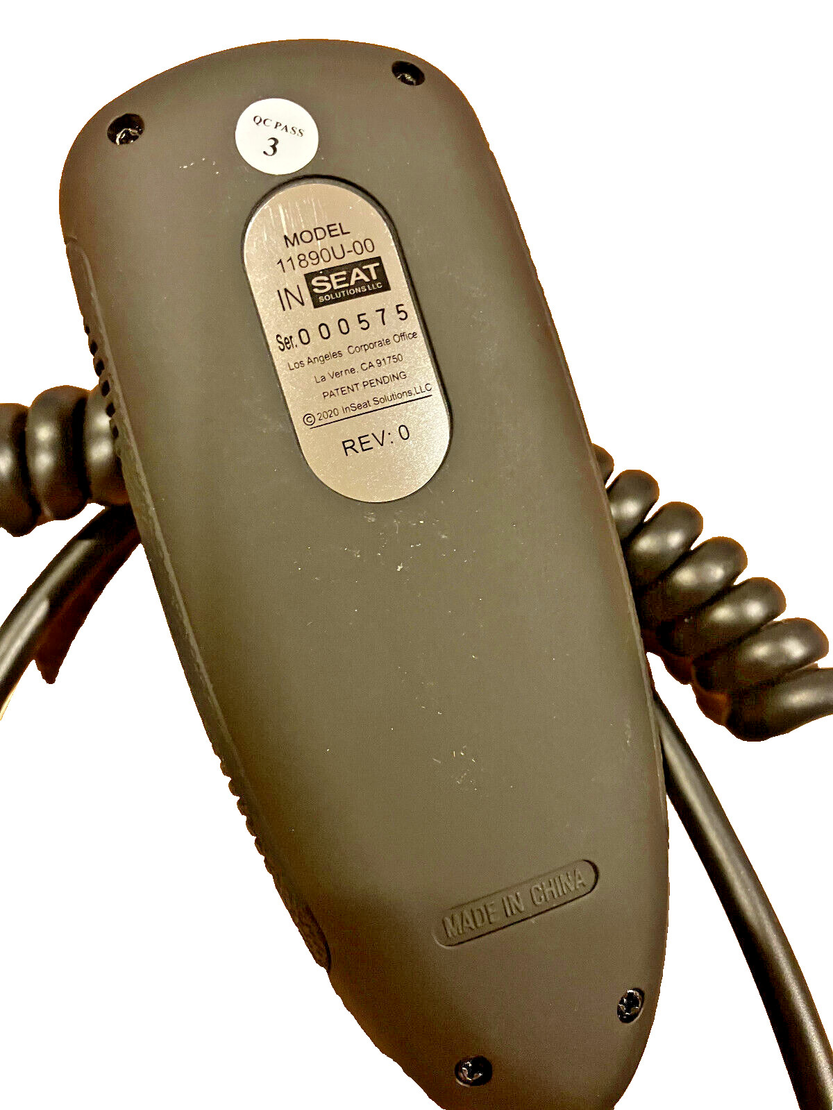 GENUINE InSeat 11890U-00 or 11890U-07 La-Z-Boy 10.000098 Remote w/ HEAT MASSAGE