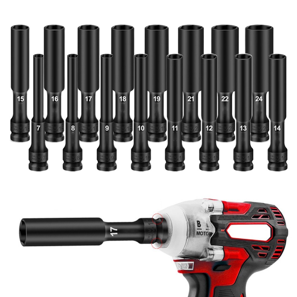 Efficient and Convenient 1/2 Drive Socket Spanner Converter with Multiple Sizes