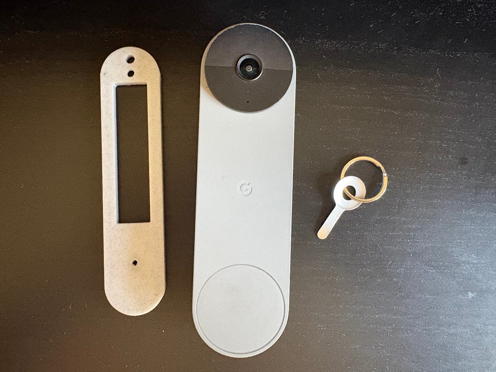Google Nest Doorbell (Battery) GWX3T - Tested Working, Wire/Battery, w/ Key