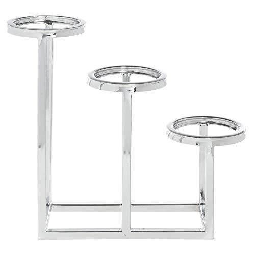 HUBERT® Chrome 3-Tier Flatware Cylinder Holder