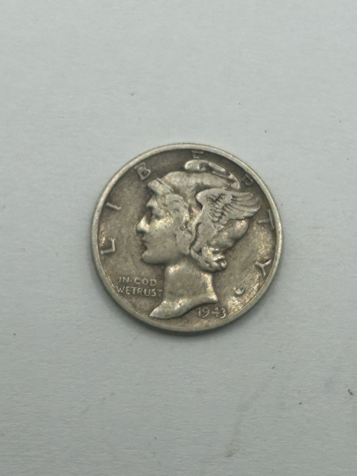 1943 Mercury Dime VF