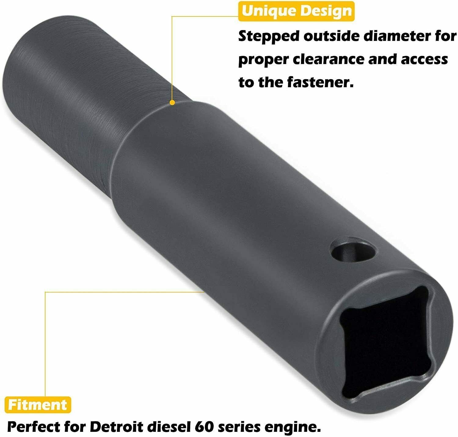 for Detroit Diesel 60 Series Valve Tool Set, Injector Cam Gear Retaining Socket