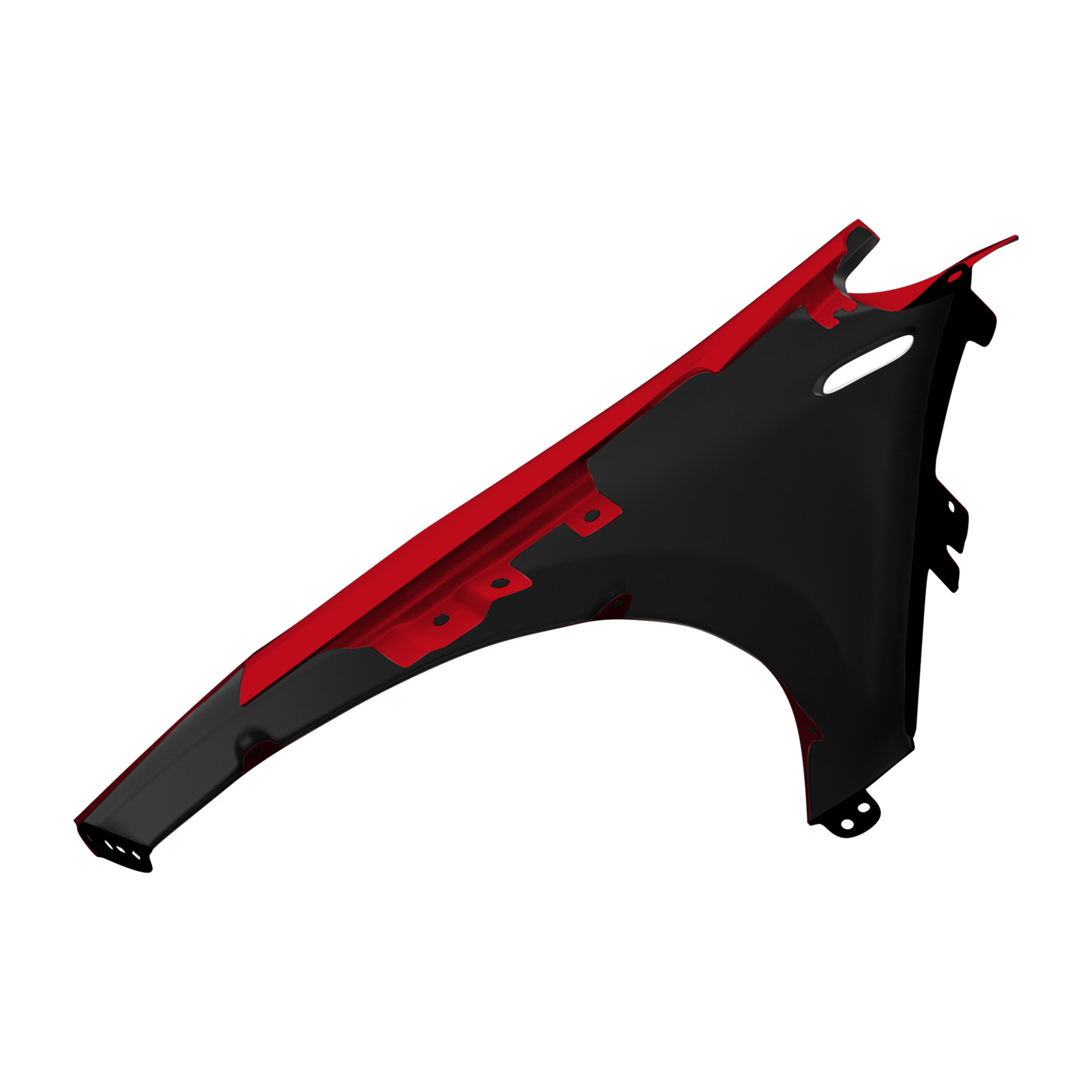 Fender for VW Up! LY3D Right Red 2012-2016 Front Painted New