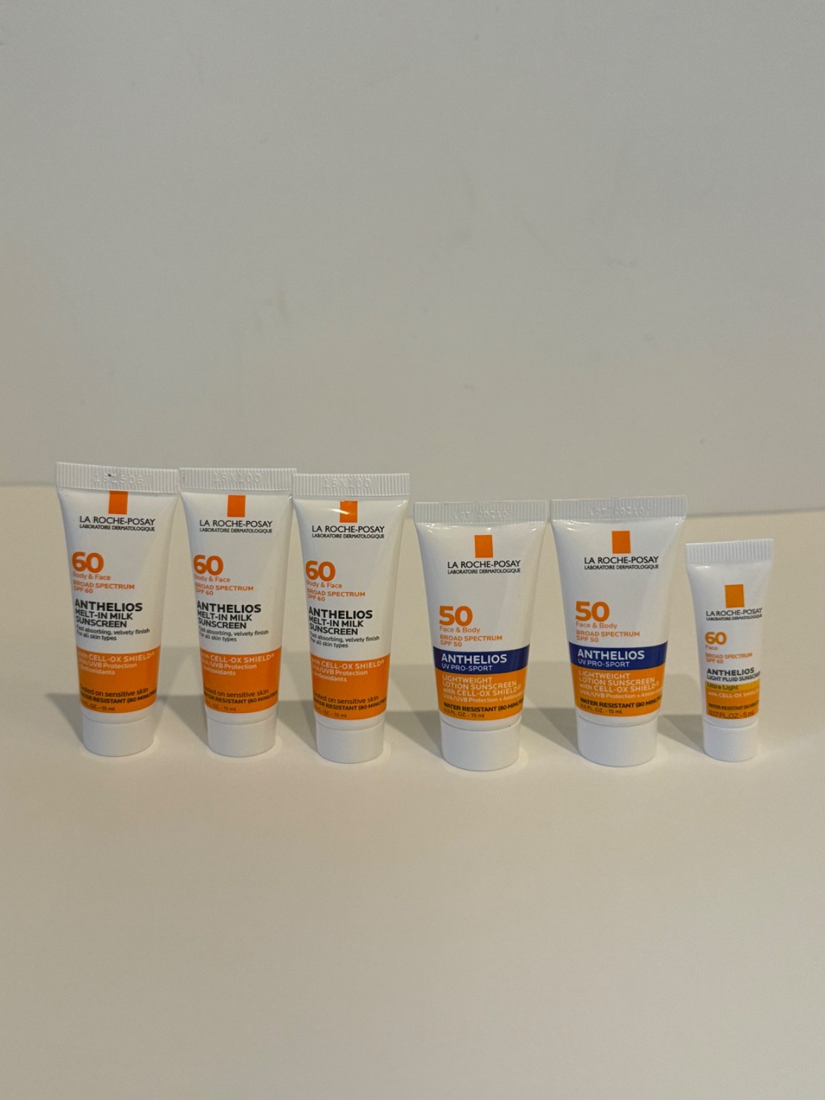 La Roche-Posay Anthelios Melt in Milk & Sport Sunscreen 0.5oz Travel (6 total)