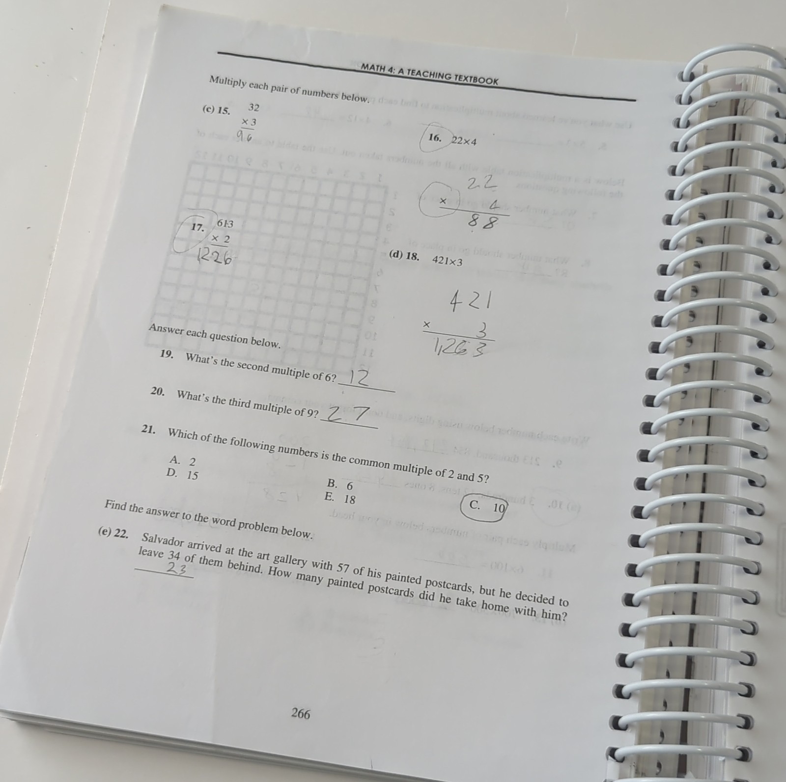 Teaching Textbooks Math 4 Workbook, CD-ROM Set 4 Discs & Answer Booklet - Read!