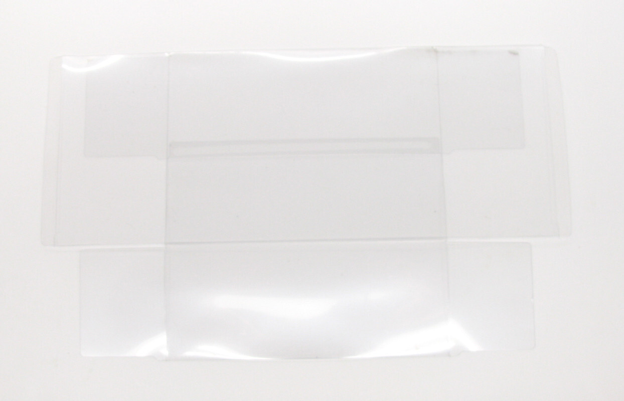 1X CLEAR PLASTIC PROTECTIVE BOX SLEEVE FOR ATARI 2600 BIG STAR RAIDERS (SIZE C)