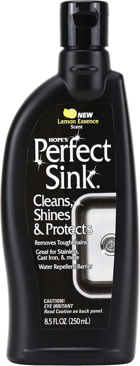 HOPE'S Perfect Sink Cleaner and Polish, Restorative, Removes - 8.5 Fl Oz