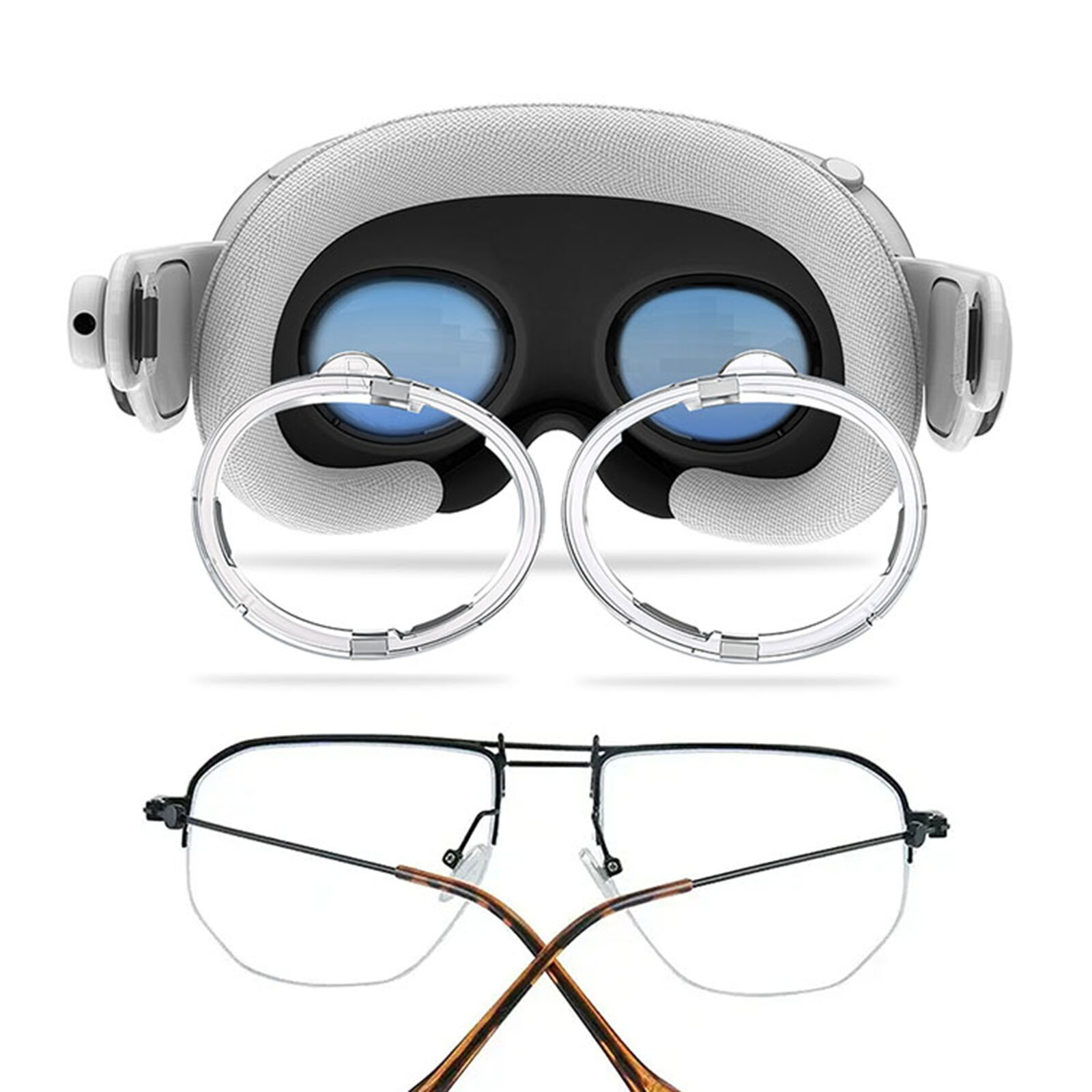 Anti-blue Light Lens Protective Frame Magnetic Myopia Frames for Vision Pro VR