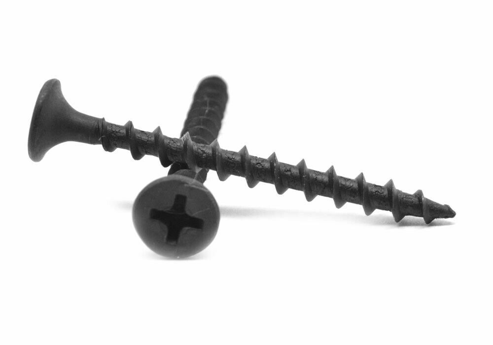 #10 x 4" Drywall Screw Phil Bugle Hd Black Phosphate (100ct)