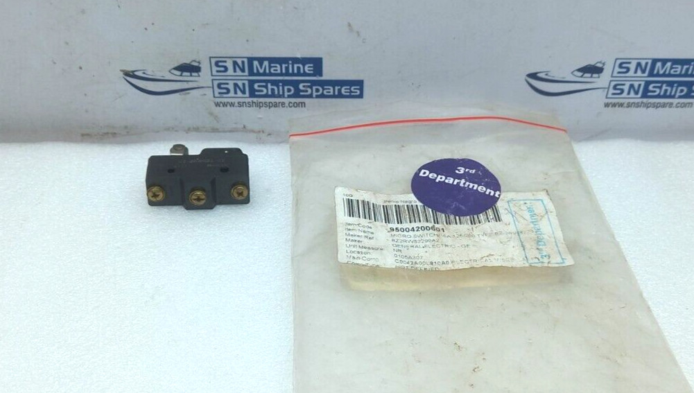 Honeywell BZ-2RW822-A2 9737 Micro Switch 15A 125/250 BZ2RW822A2