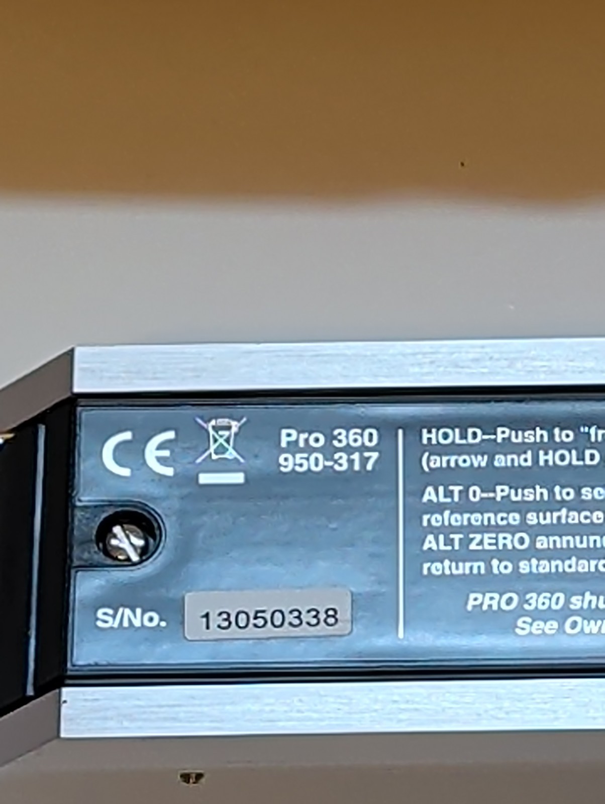 Mitutoyo 950-317 Digital Protractor Pro 360 with Case and Instructions Excellent