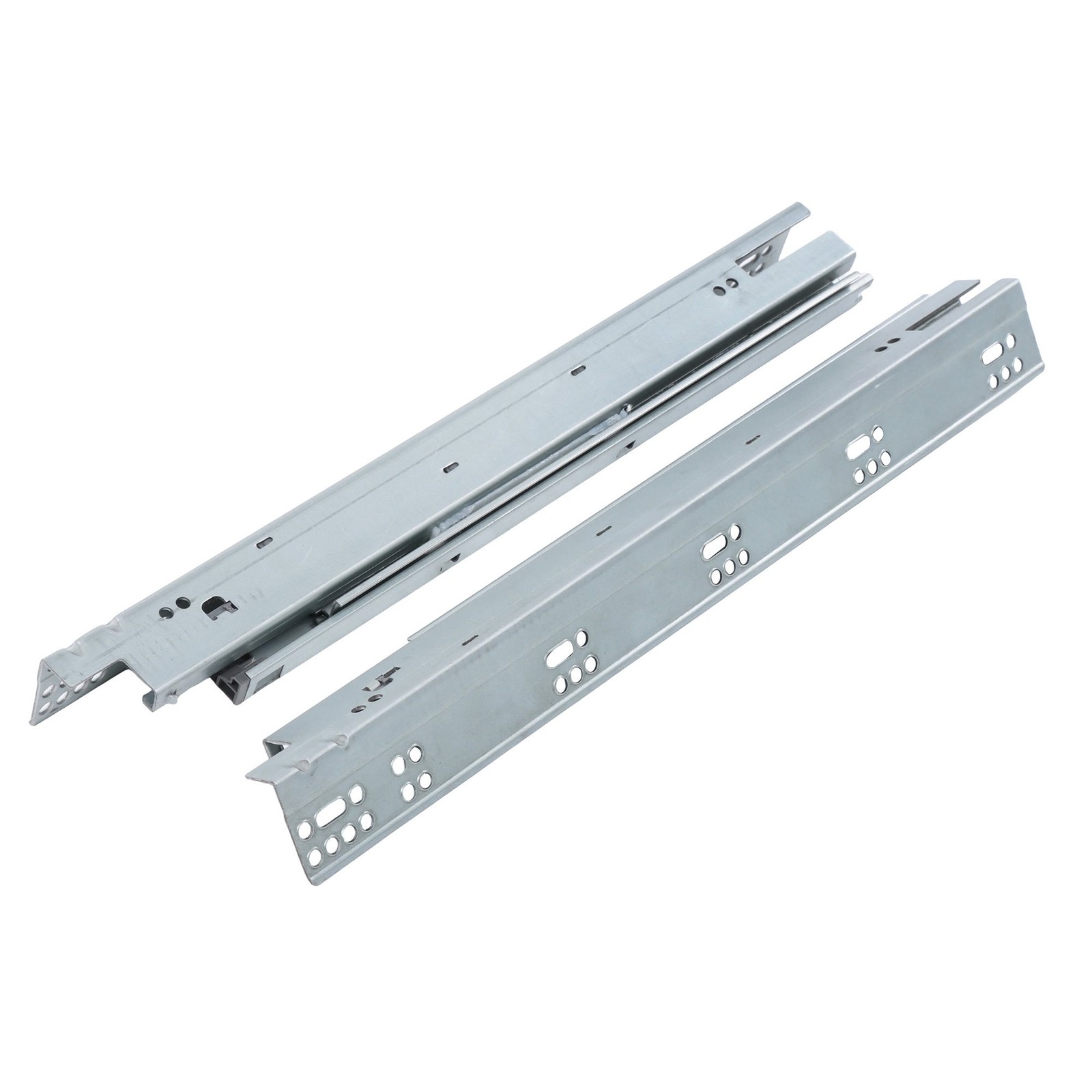 18" Undermount Drawer Slides 3D Lock 100LB Load Soft Close