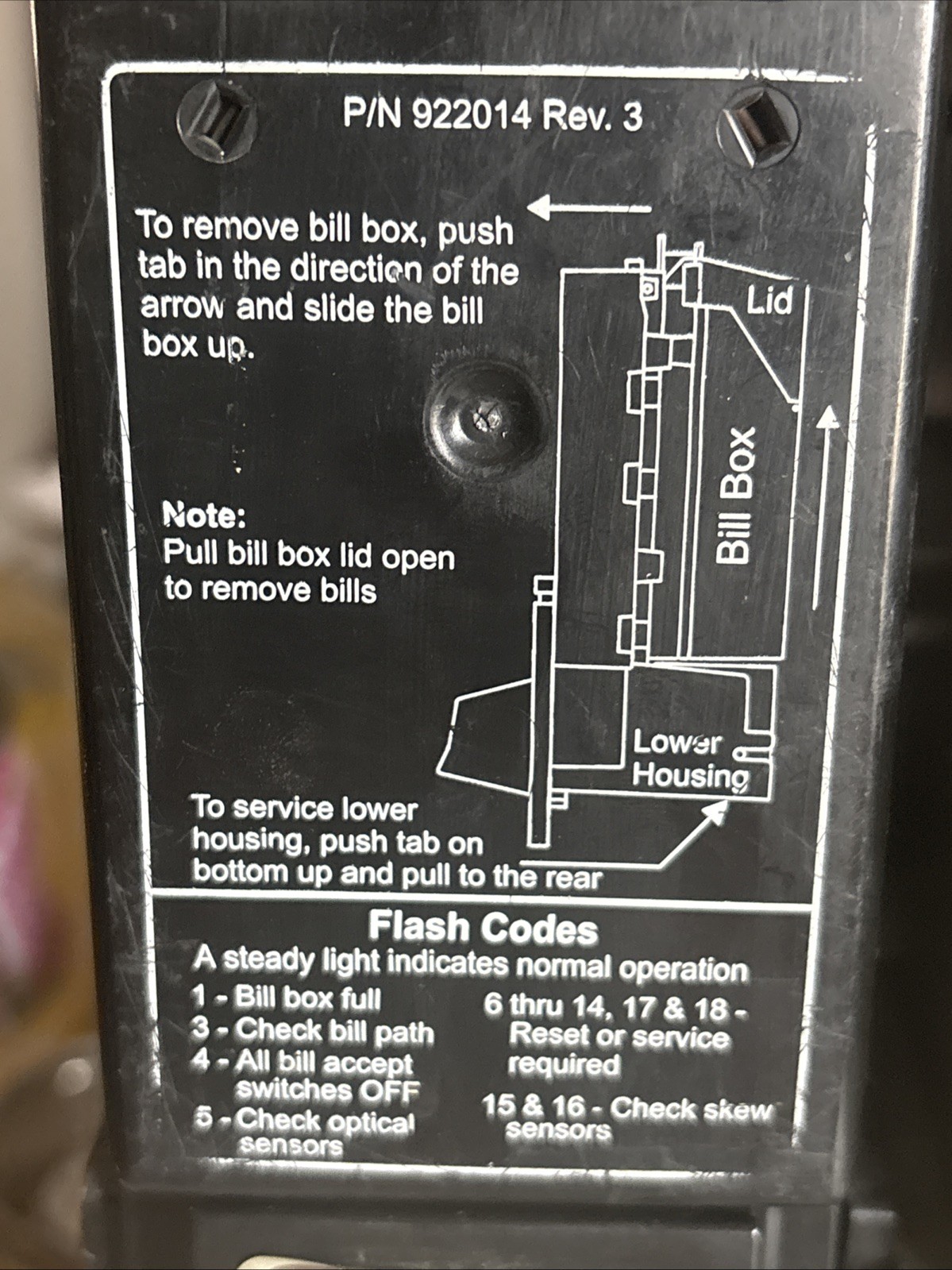 FULLY WORKING! Coinco BA30B Bill Acceptor Validator for Vending, Arcade, 117Volt