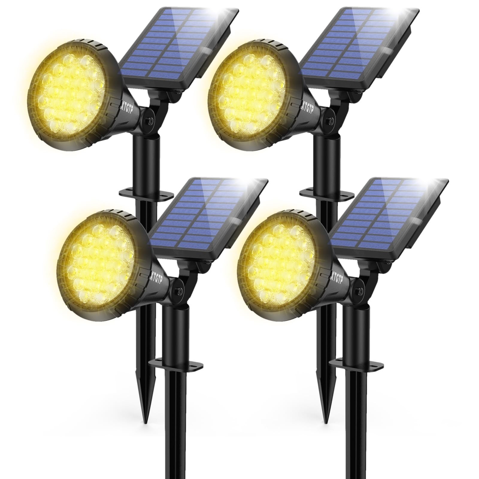 Solar Lights Outdoor, 2-in-1 Decorative Solar Landscape Lighting for Outside,...