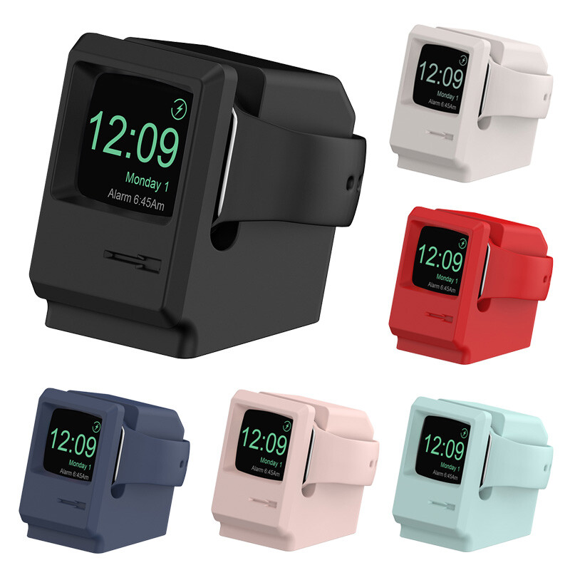 For Apple Watch 7 8 Magnetic Charger Classic Charging Holder Stand Silicone Dock