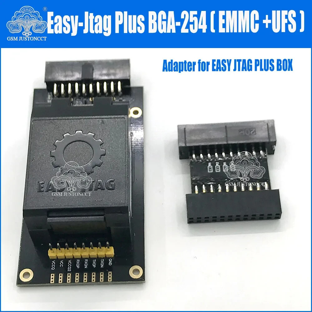 UFS BGA 254 Sockets Adapter Tool For Easy Jtag Plus Box