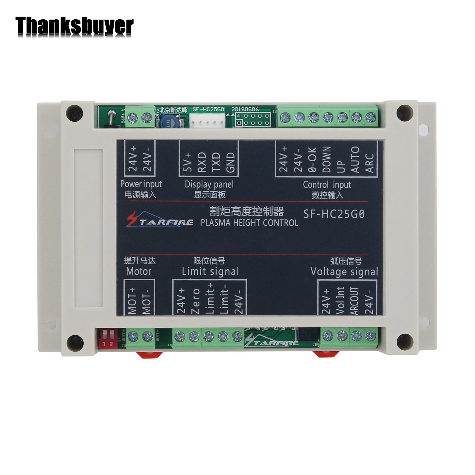 SF-HC25K Torch Height Controller Plasma THC+THC Lifter+Small Bumper for CNC