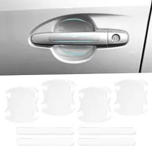 8PCS Clear Car Door Handle Protector, Transparent Anti-Scratch PET Film Stickers