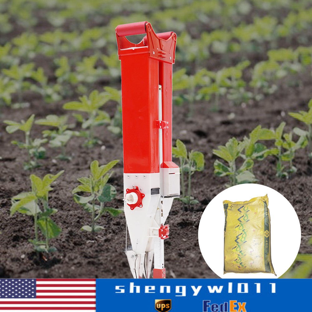 Manual Vegetable Seeder Fertilizer Tool Garden Planter Corn Peanut Corn Planter