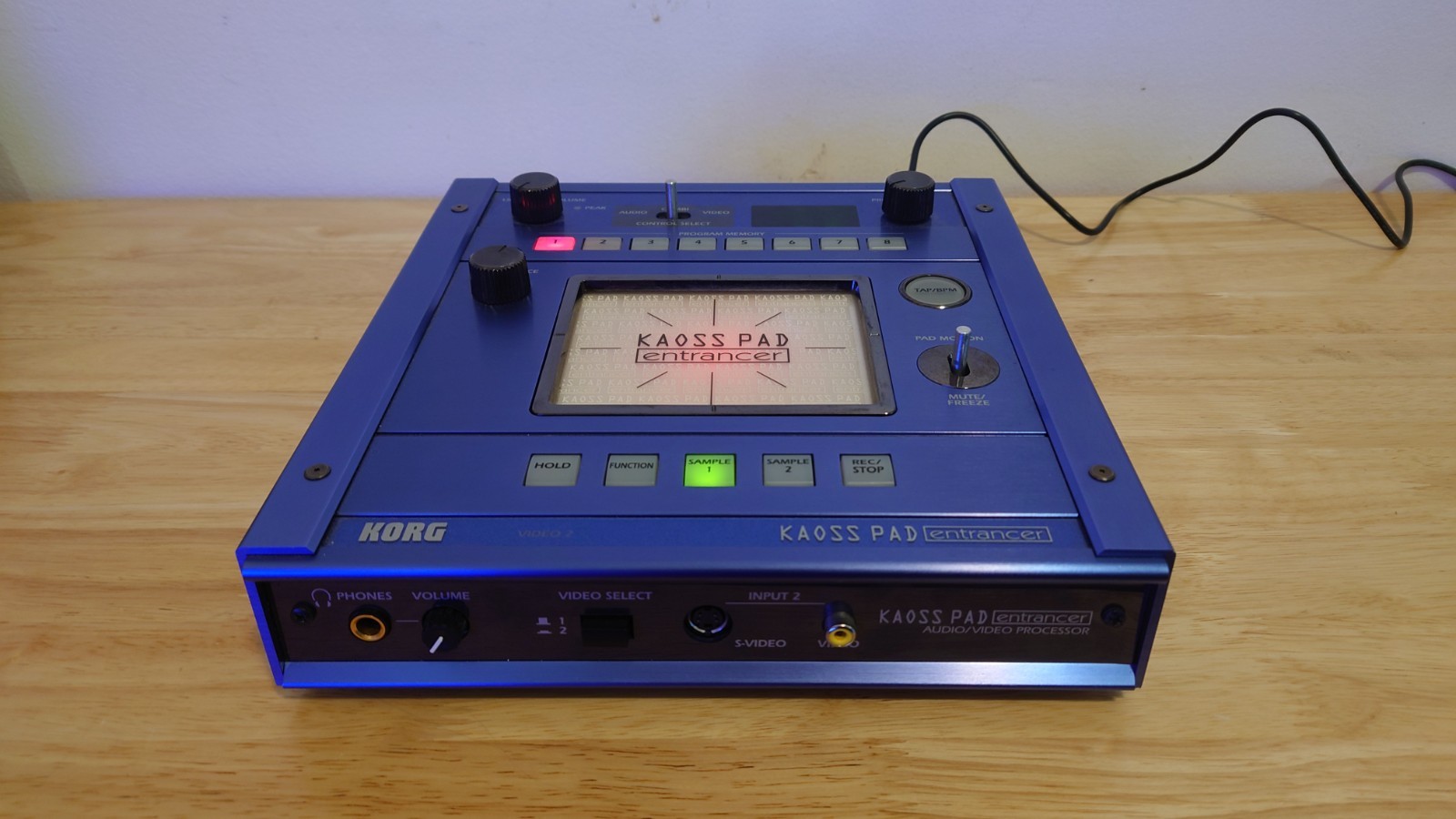 KORG KPE-1 KAOSS PAD Entrancer Audio/Video Processor w/ Compatible AC adapter