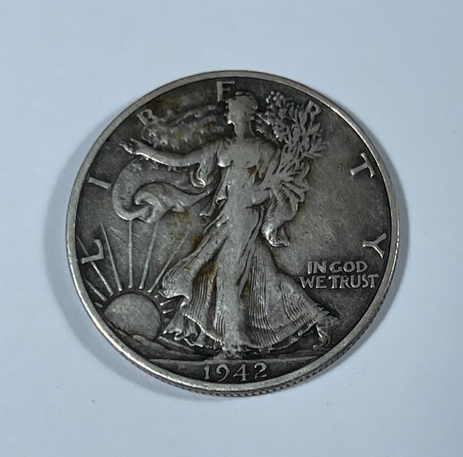1942-S Walking liberty 50C (#21901) XF