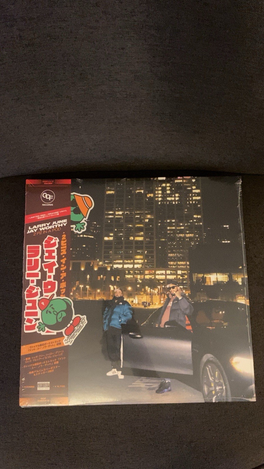 Larry June & Jay Worthy - 2 P'z In A Pod -Vinyl - sealed - Obi Strip - Stickers