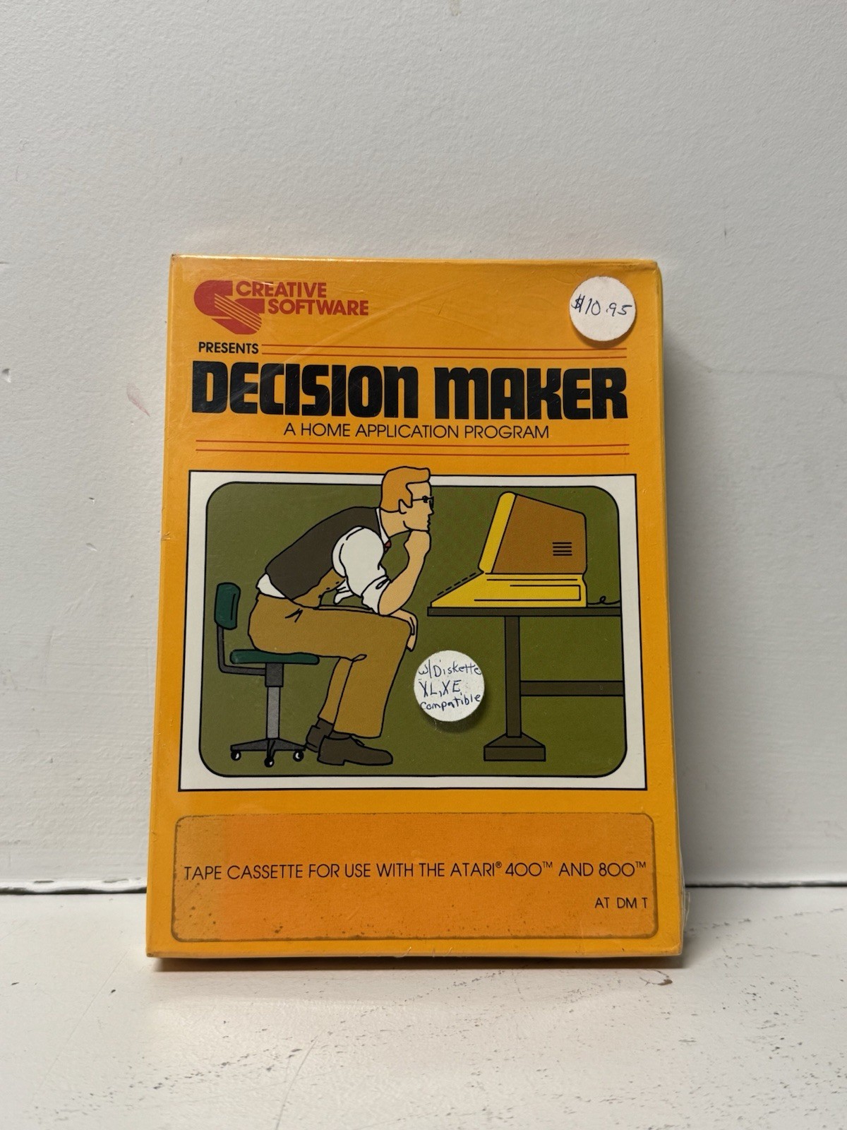 Creative Software Decision Maker Atari 400 800 XL XE 1982 Sealed Vintage