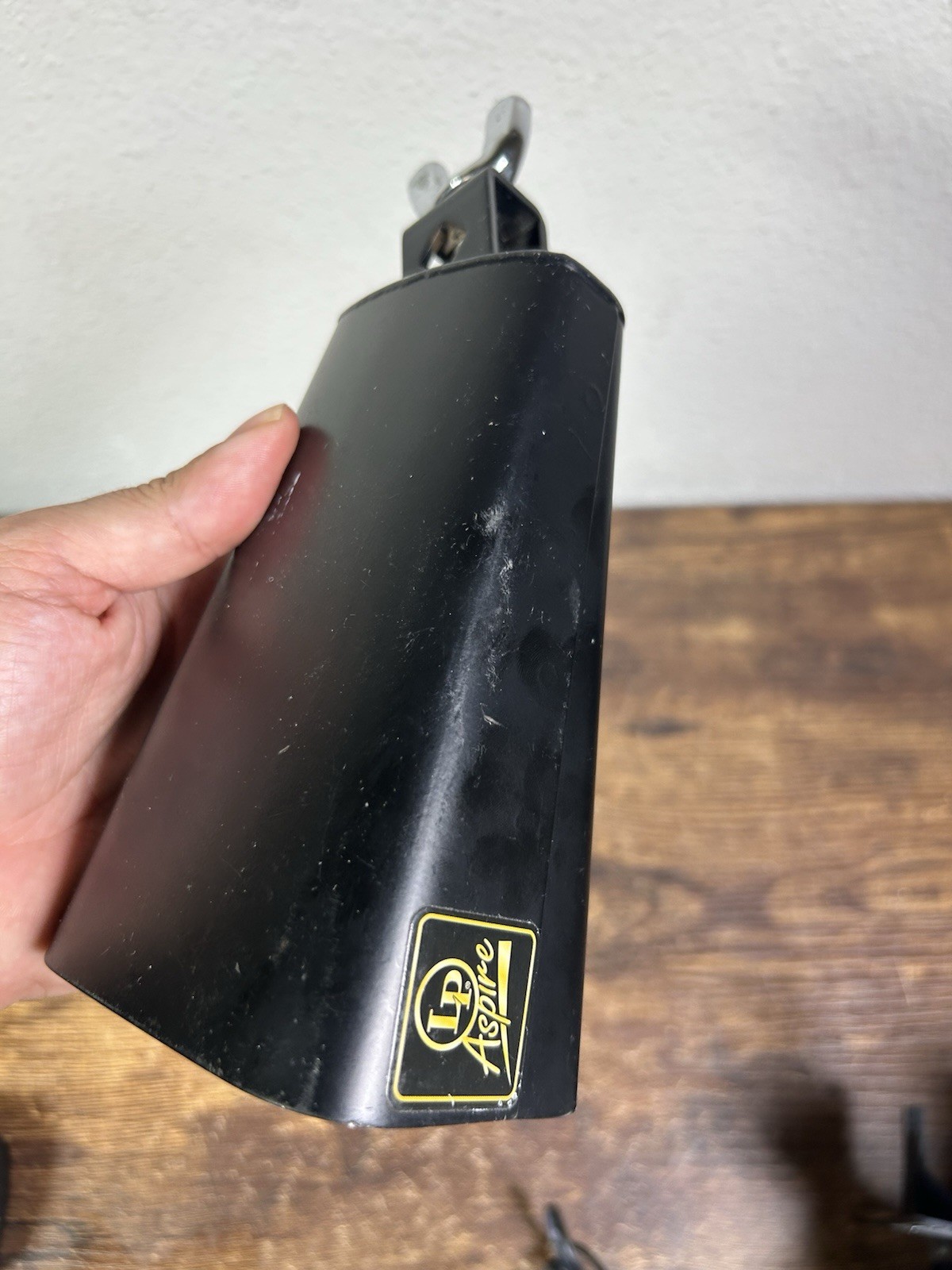 LP Aspire Cowbell Black- Drum Percussion
