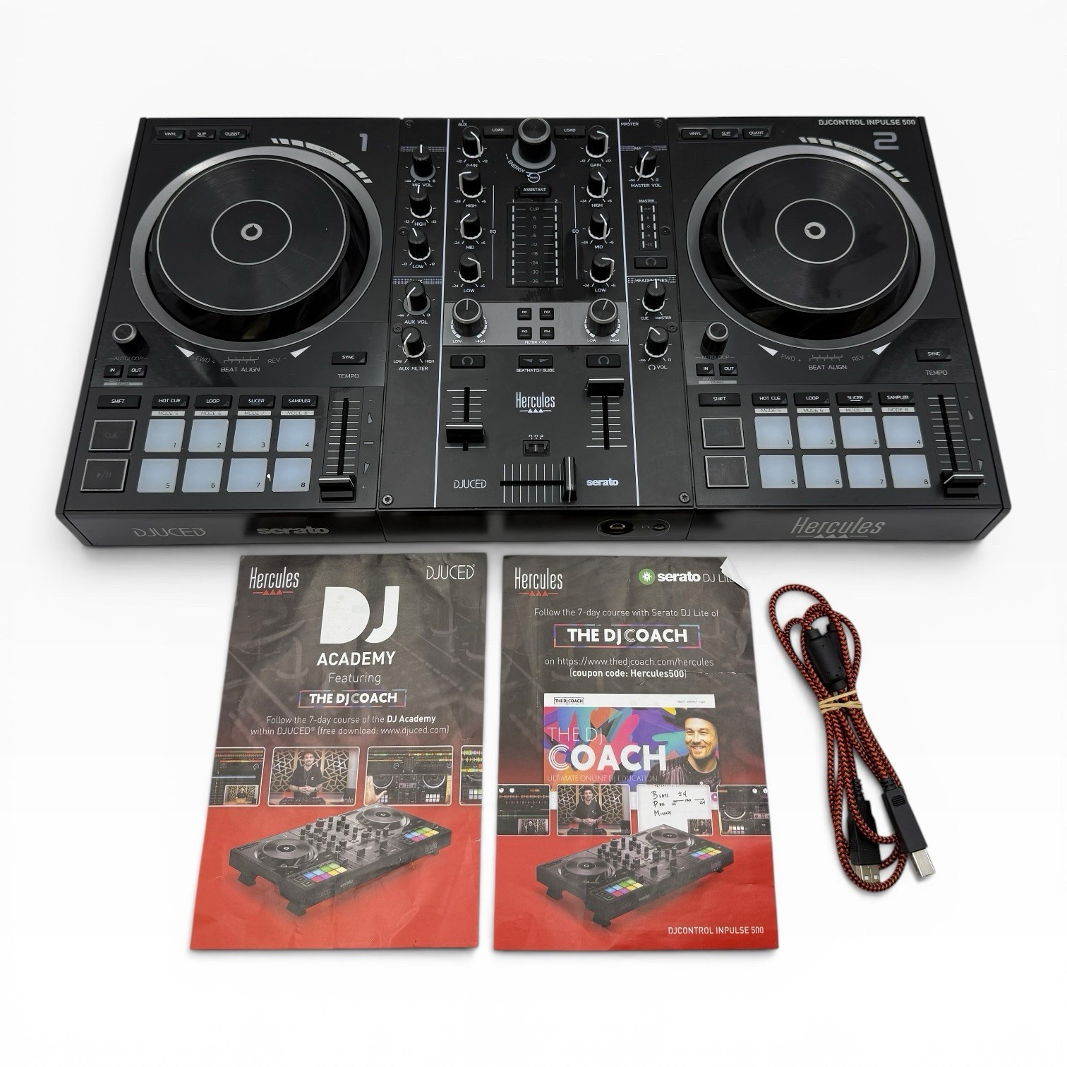 Hercules DJControl Inpulse 500 DJ Controller - Black