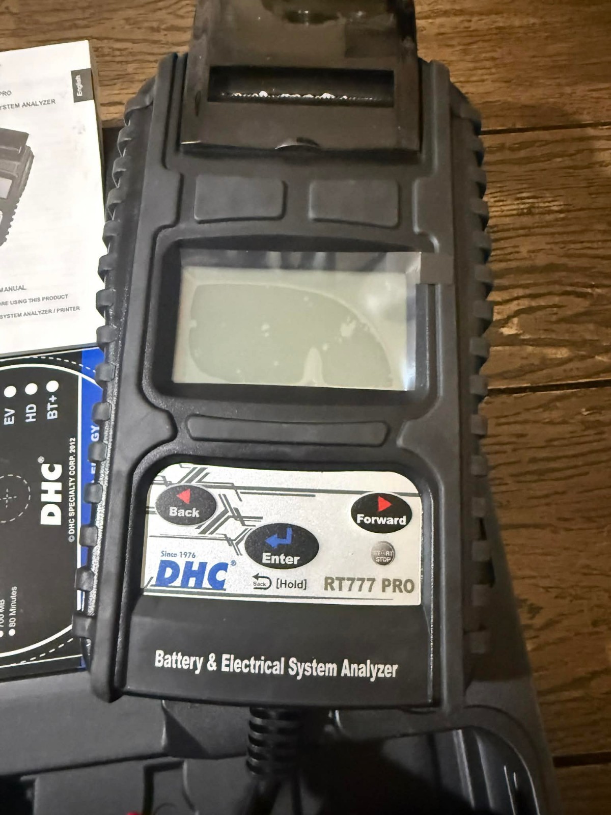 BRAND NEW DHC RT777 PRO BATTERY AND ELECTRICAL SYSTEM ANALYZER TESTER $350