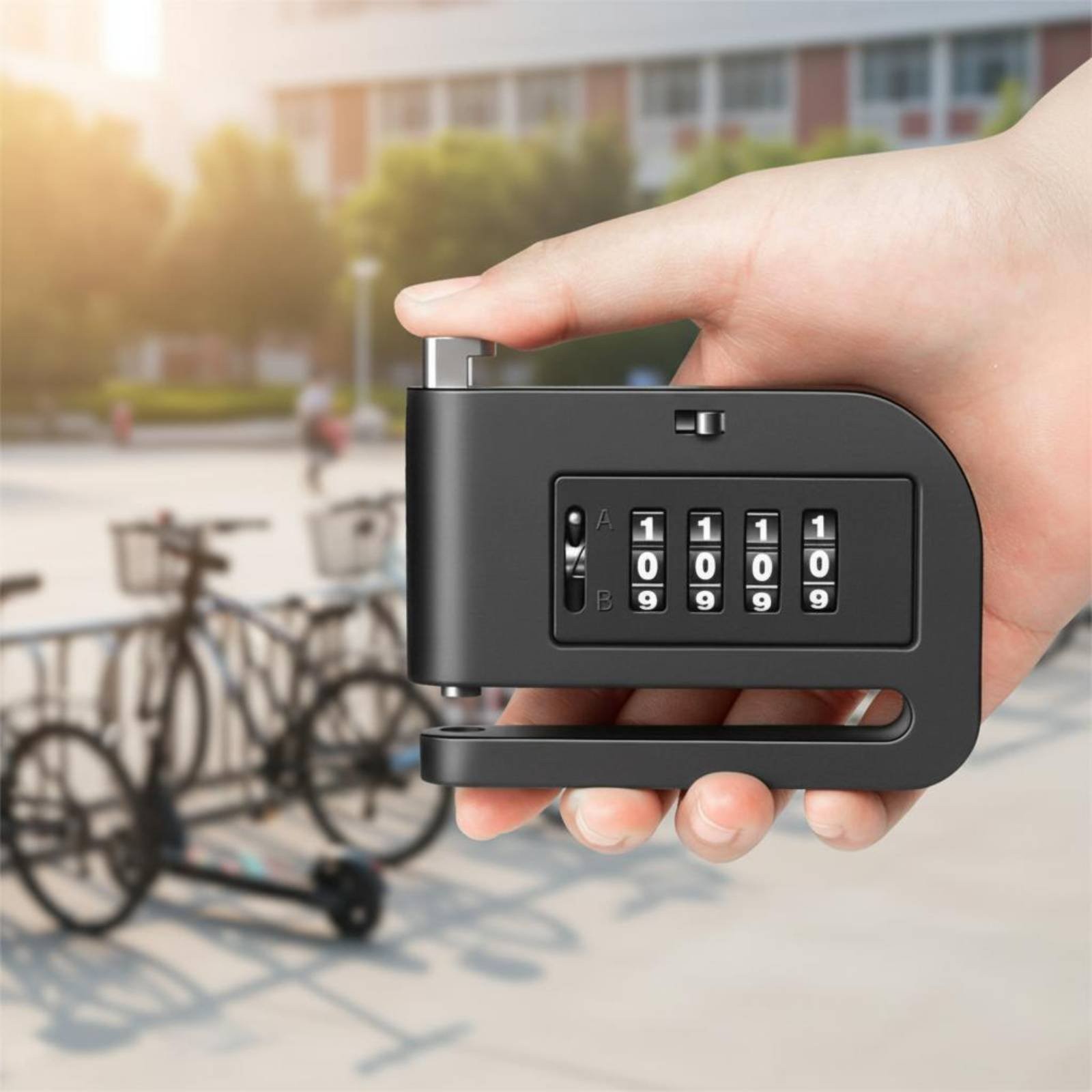 Motorcycle Disc Brake Security Device Rustresistant for Cyclists