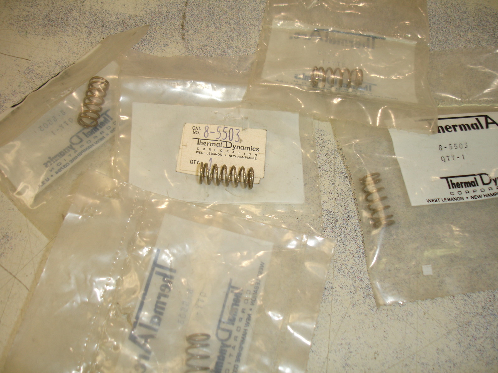 (5) Thermal Dynamics 8-5503  Trigger spring PCH-50 Springs
