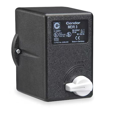 Condor Usa H3-Ea-Ul Pressure Switch Cover With Auto/Off Knob
