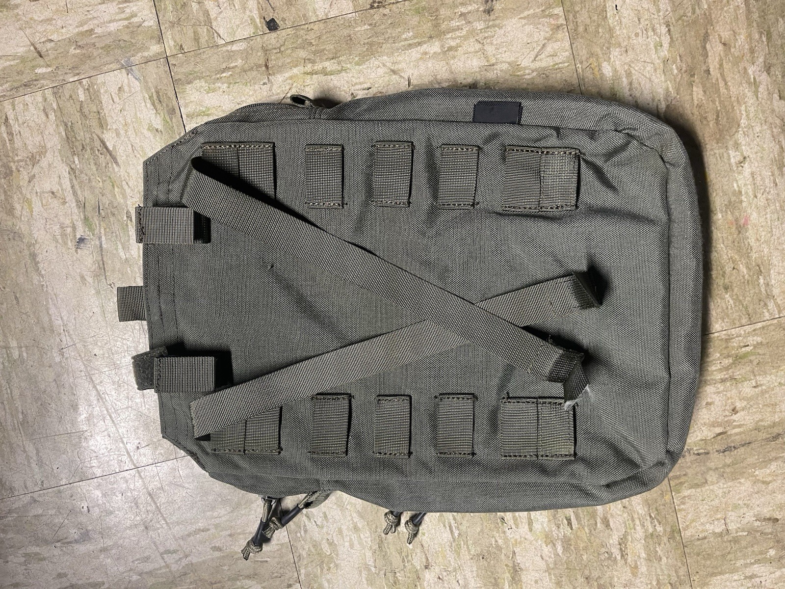Green Military Tactical plate carrier Backpack MOLLE Webbing  Militaria Gear