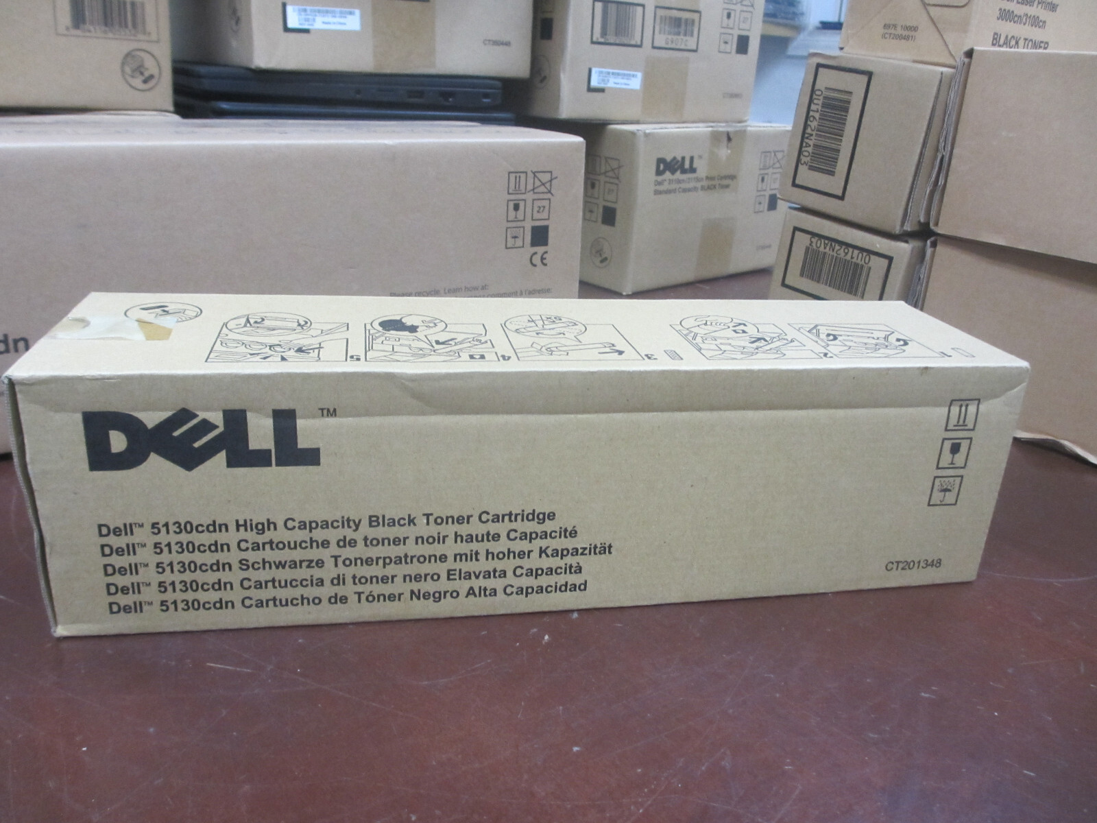 New OEM/Genuine Dell N848N High Capacity Black Toner Cartirdge 5130CDN CT201348