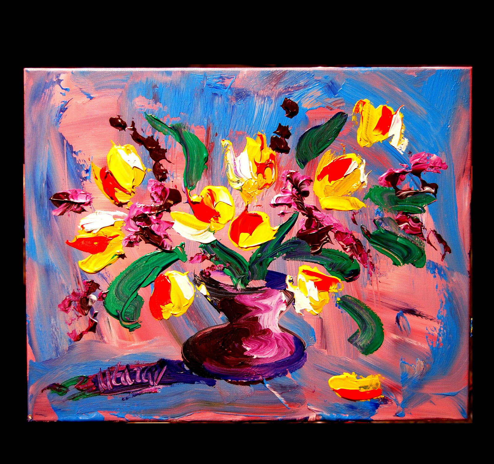 Gorgeous Painting  Canvas Expressionist Modern Art  Stretched BUY IT NOW WEFFEG