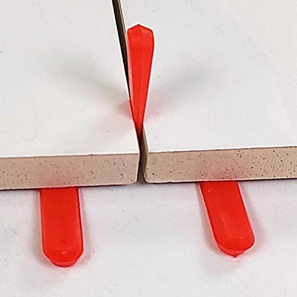 Quick and Reliable Tile Alignment with 100Pcs Reusable Plastic Tile Spacers