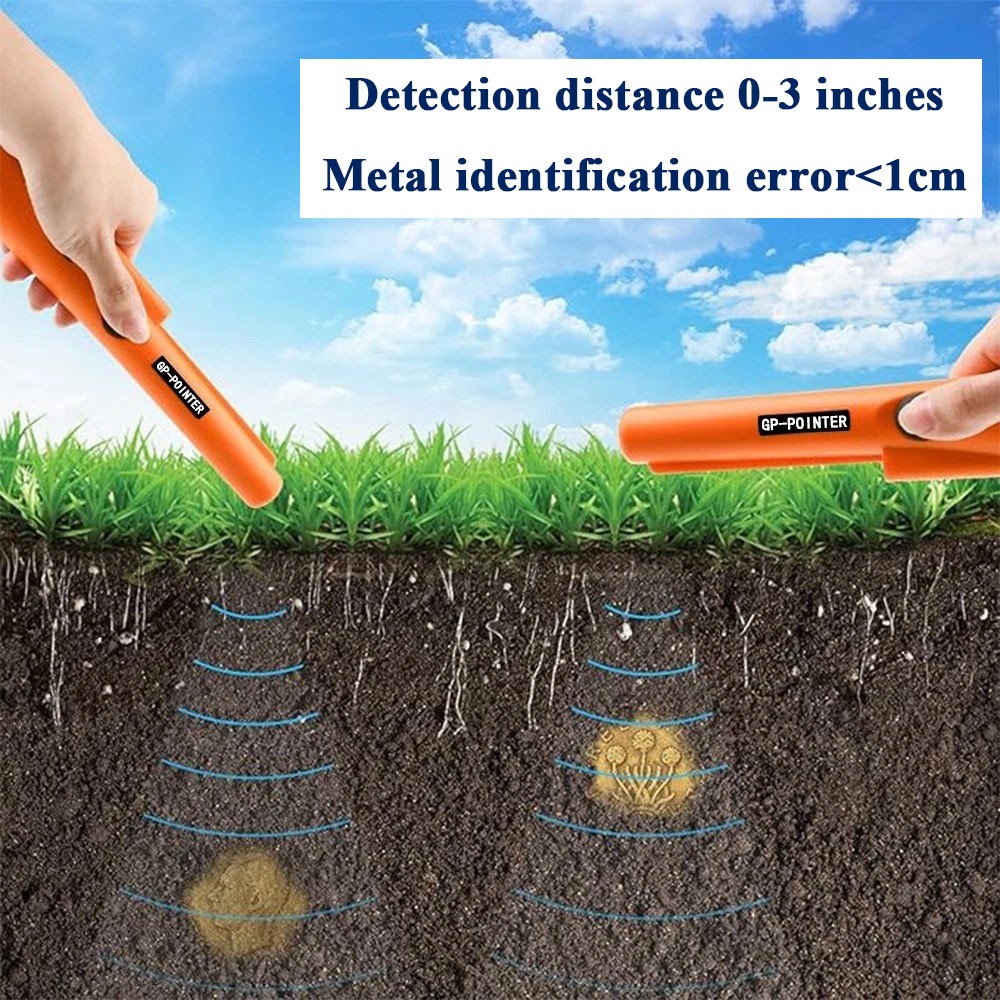 Metal Detector HandHeld Pro Pinpointer Pointer Probe Waterproof Sensitive Tester