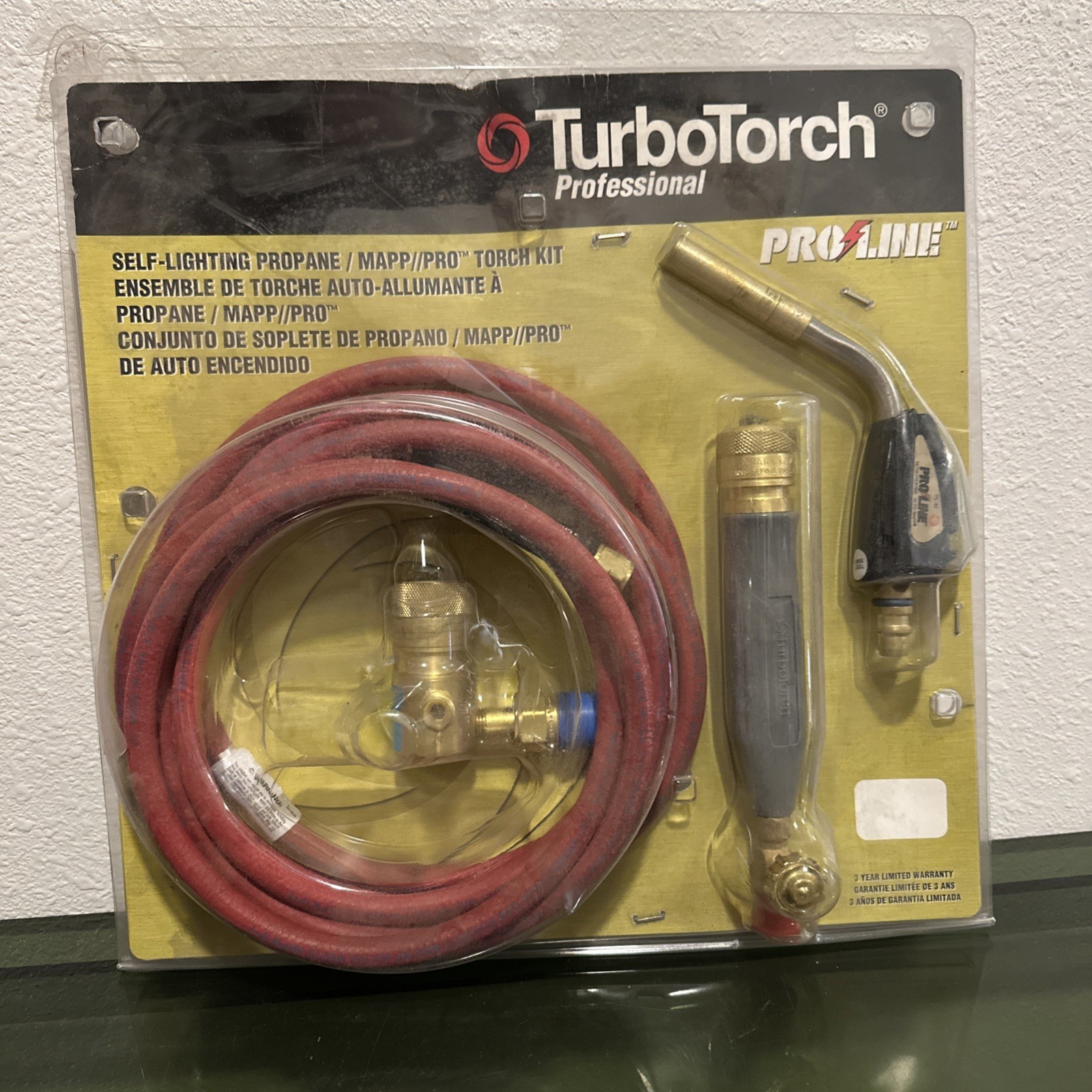 TurboTorch 0386G0838 4PU17 Proline Torch Kit Self Lighting MAP-Pro Propane HVAC