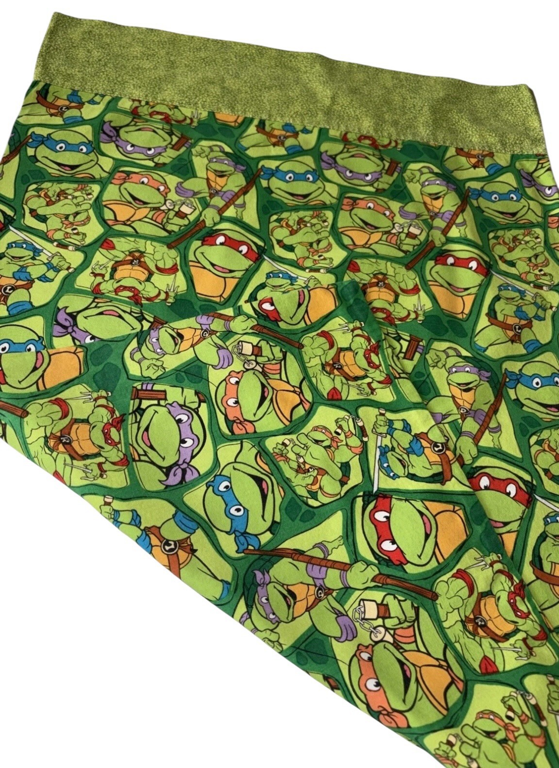 Ninja Turtle Pillowcase Handmade Standard Size 30" BY 20"