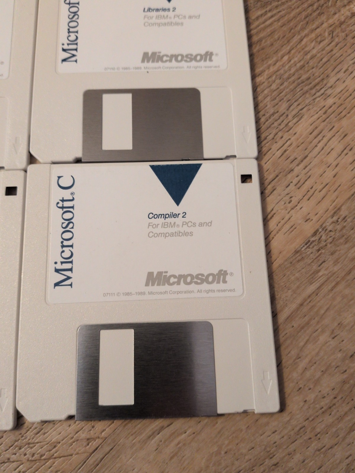Vintage Software Microsoft C Floppy Disks 12 Total